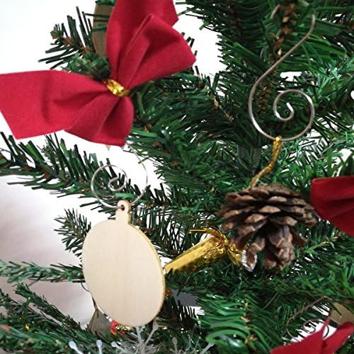Cualfec božićni ukrasi kuke za božićno stablo vješalica odlično za ukrašavanje božićnog stabla