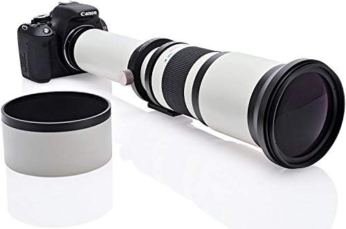 Ručni objektiv 650 mm-2600mm F / 8 za Canon EOS 80D, EOS 90D, Rebel T3i, T5, T5i, T6i, T6S, T7, T7I, T8i,