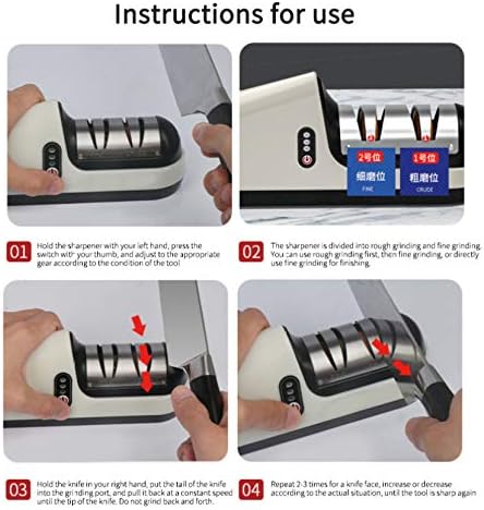 Hemoton ručni alati ručni alati 2kom električni oštrač noža profesionalni alat za oštrenje noža električni noževi