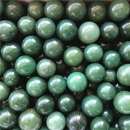Zym116 1pc 15-18mm Natural Green Aventurina Crystal sfera Kugla za iscjeljivanje DIY Craft Dekoracija