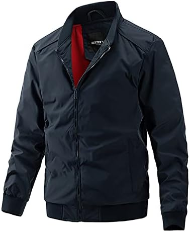 ADSDQ muški jakni, biciklistički pad plus veličina dugih rukava pulover muški ležerno učvršćuje čvrste dukseve