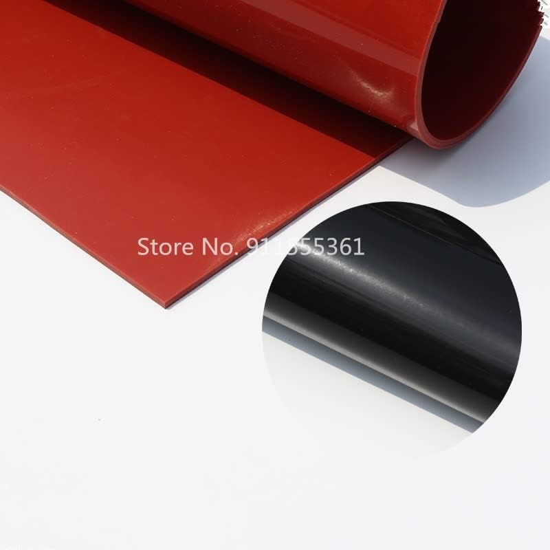 Prilagođena Debljina lima od silikonske gume 1/2/34 mm debljina * 1 metar * 2 metra širina crvene boje