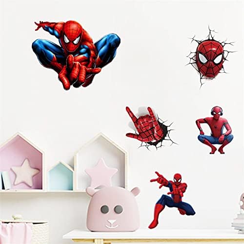 FANG Lian Spider Man zidne naljepnice za dječiju sobu zidni dekor uradi sam uklonjive zidne naljepnice
