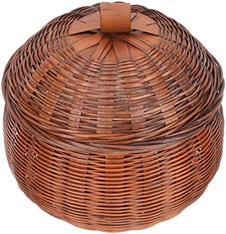 Cabilock držač nakita Rattan stona korpa za skladištenje drvena korpa za jaja multifunkcionalna