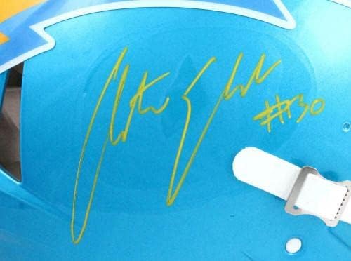 Austin Ekeler autographed la Punjači F / S Flash Speed Authentic helmets-PSA auth-autographed NFL