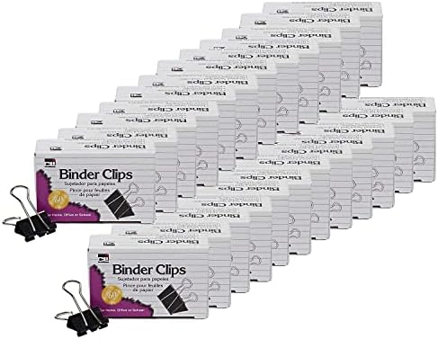 CLI CHLBC05-24 Binder isječci 12 po kutiji Med 5/8-inčni kapacitet 1/4-inčni široki, 24 kutije / pakovanje