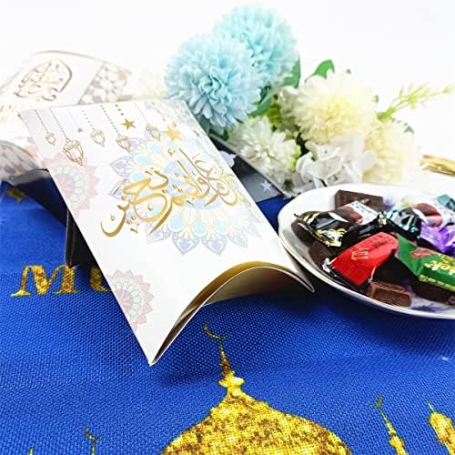 KYMY 12kom Eid Mubarak bombona kutije, Muslim Ramadan Goodie Candy poslastica torbe za Snack šećer čokolade,