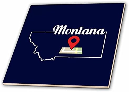 3drose u posjeti Montani ovdje državni marker za putovanja-pločice