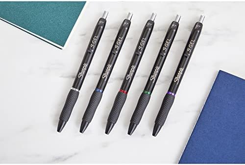 Sharpie® s-Gel Fashion Barrel Gel olovke, srednje tačke, 0,7 mm, izabrane barel, različito mastilo, pakovanje