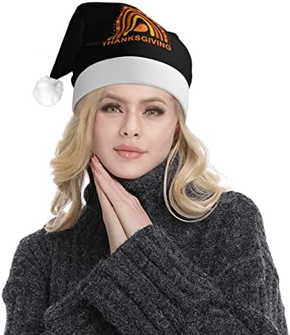 SDERDZSE Sretan Dan zahvalnosti bundeva Božić šešir sa Led svjetlo novost za odrasle Santa kape za Božić