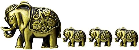 Brandname Qinwuwu ručke vuče gumne kovano željezo izrezbarene slonove ukrasne kutije za nakit
