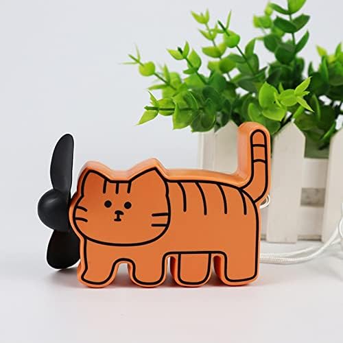 Prijenosni navijači za ruke za putovanja ljetni ručni USB ventilator Crtani Cute CAT punjivi