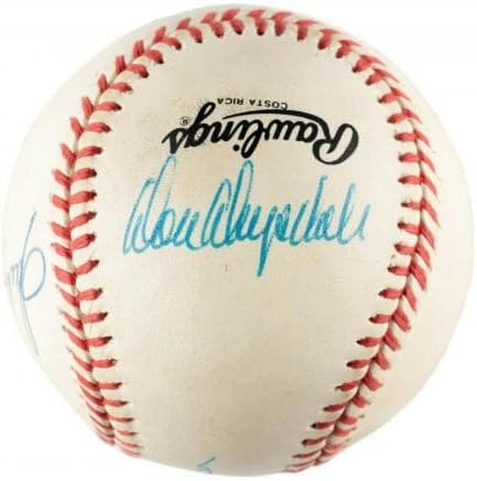 Sandy Koufax Don Drysdale Duke Snider potpisan bejzbol PSA DNK Ocjenjivanu metvu 9 - autogramirani