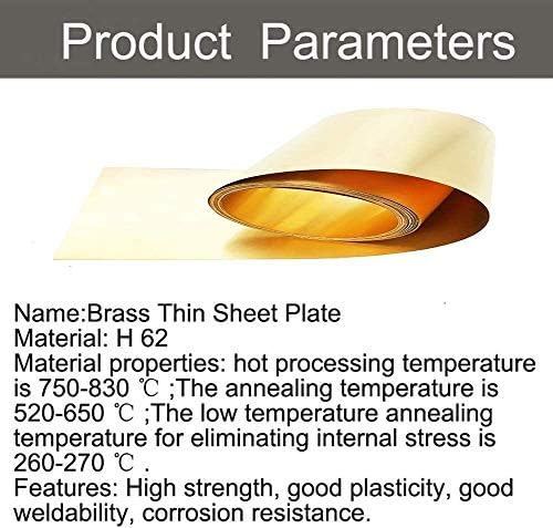 NIANXINN Mesingani folijski lim Band bakar pojas koža bakar metal radni 0.2 mm, 0. 2mm10mm5m Lim od čistog bakra