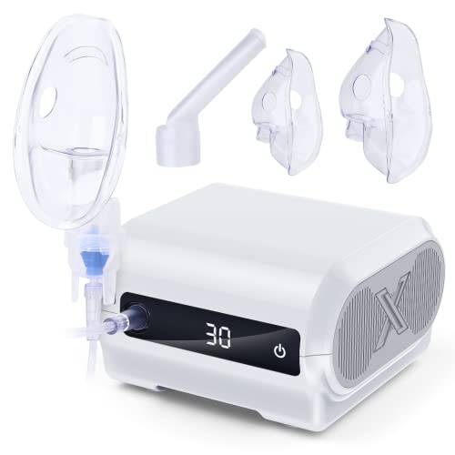 Uux Smart Digital Display nebulizator Mašina za odrasle i djecu, kompresijski nebulizator za tretman