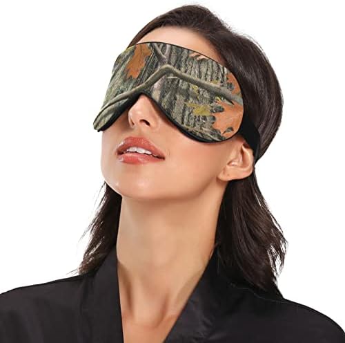 Unisex Sleep Maska za oči Camo-Lov-Tree Noć Spavaća maska ​​Komforno pokrivač za spavanje za spavanje