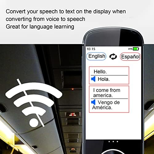 Uređaj za prevođenje jezika, prenosivi glasovni Prevodilac u realnom vremenu sa ekranom osetljivim