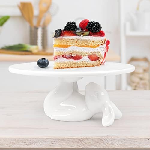 Fowecelt Cupcake Stand keramičke desertne ploče za grickalice kolačići, poklon za jelo od