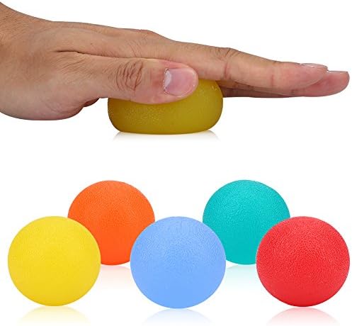 Alomejor Lopta za držanje, silikonske lopte za vježbanje za oslobađanje od stresa jačanje prianjanja