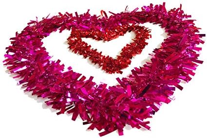 Hemmeta Valentines vijenci za prednje vrata12 x 14 inča Domaći dekor ružičasti vijenac zid viseći umjetnička