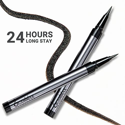 Glammax beauty vodootporna tečna olovka za oči, vodootporna, dugotrajna šminka za oči, sa 5 opcija boja