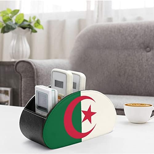 Zastava države Alžir PU Kožni držači za daljinski upravljač Modni stol za skladištenje s 5 odjeljka