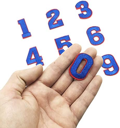 WooHome Iron na zakrpama 36 kom English slova Applique brojevi Applique šivaći naljepnica