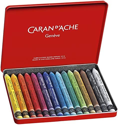 Caran d'ache Classic Neocolor II pasteli rastvorljivi u vodi, 15 boja