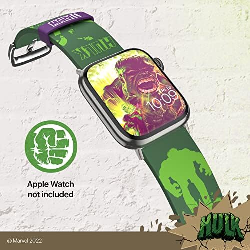 Marvel - Hulk SmartWatch Band Collection - službeno licenciran, kompatibilan sa Apple Watch - Odgovara 38 mm,