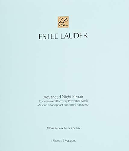 Estee Lauder napredna Noćna popravka koncentrirana snaga za oporavak folija Maska, 4 Count, clear