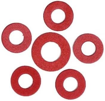 147pcs m8.1 crvene čelične brtve za brtvljenje prstena ravnih perilica zapečaćene prstenove izolacije vodootporne