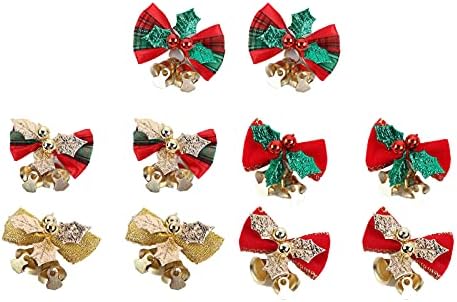Curfair božićni ukrasi, Božićni slavi dekor, kutije za zabave, 10pcs / set Božićni stil Bell Decor Creative