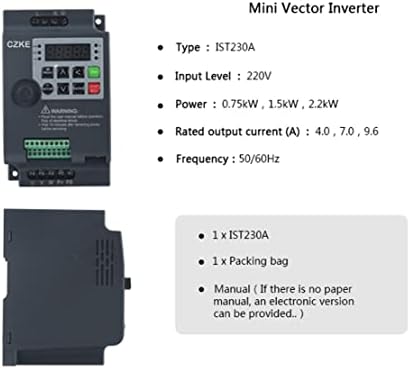 Bkuane Inverter IST230A 3p 220v/380v 0.75 KW/1.5 KW/2.2 KW frekvencijski Inverter Izlazni frekvencijski