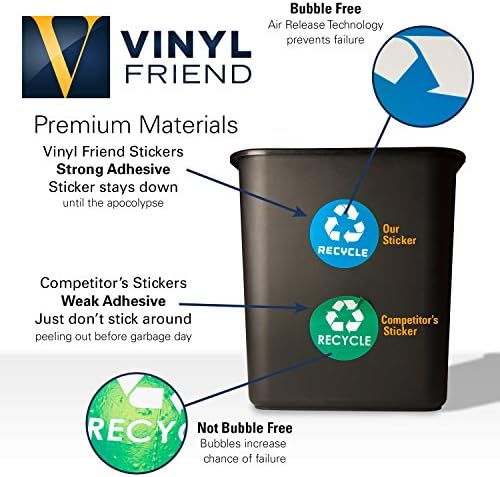 10 Pakovanje Reciklirajte logotip i smeće može se naljepšati za organiziranje smeća - za kante