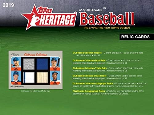Topps 2019 Heritage Baseball Blaster Box