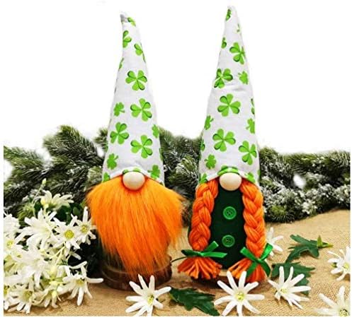 Fenbo Božić Gnome Irish Leprechaun Švedski Gnome OrnaMenti postavio zeleni irski Leprechaun Tomte