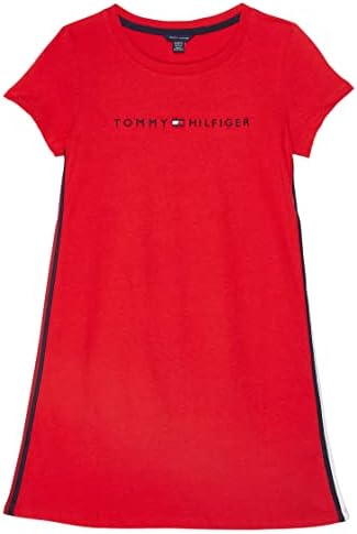 Tommy Hilfiger Djevojke Jedna Veličina Kratki Rukav Komad Zastavu T-Shirt Haljina