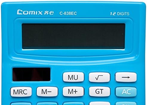 Elektronski kalkulator desktop sa 12-znamenkastim velikim zaslonom, solarna i tipka za bateriju