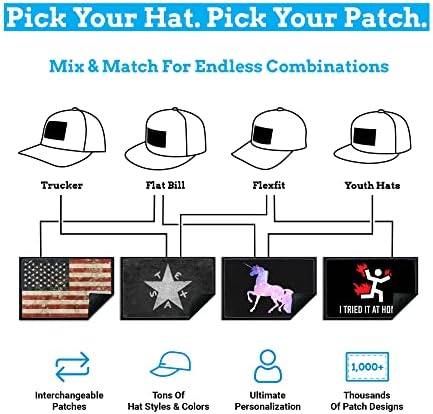 Taktički šešir | autentični snapback kamiondžija ravna kapa / površina petlje 2x3 za pričvršćivanje zakrpa