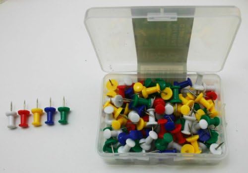 Yongshida plastična glava push pinovi mješoviti paket u boji od 50
