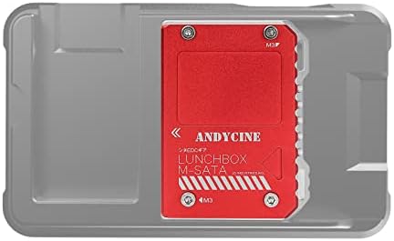 ANDYCINE Magnalium Case for mSATA SSD Compatible for Atomos Ninja V,V+Ninja plamen, Ninja Inferno i Shogun
