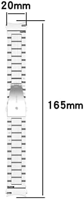 Zumled Nema poteza od nehrđajućeg čelika koji nije kompatibilan s Samsung Galaxy Watch 4 Classic 46mm