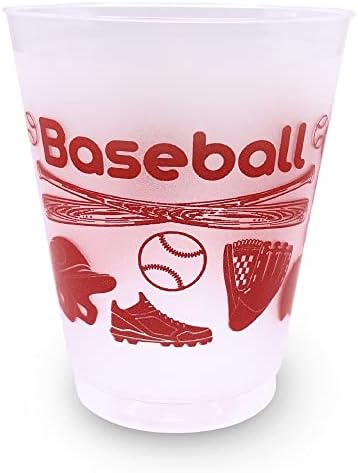 Kirsch i Lee Beseball Party Cup set od 10 - Bez obzira - BPA - BPA Besplatno - neraskidive