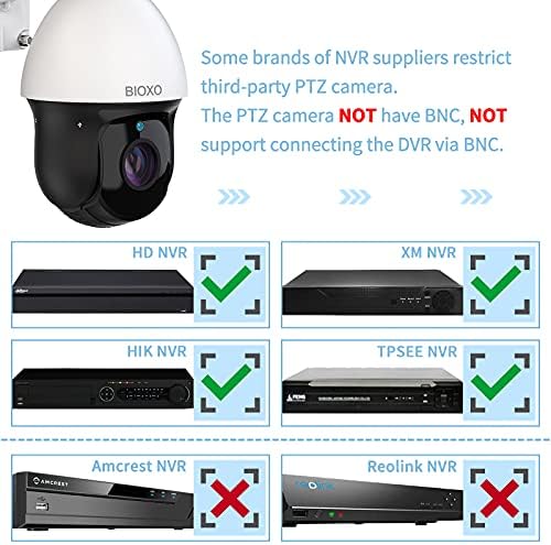 Bioxo 30x zumiranje IP automatsko praćenje vanjskog pan Tilt Zoom sigurnosna kamera, 1080p brzina PTZ kupola kamera