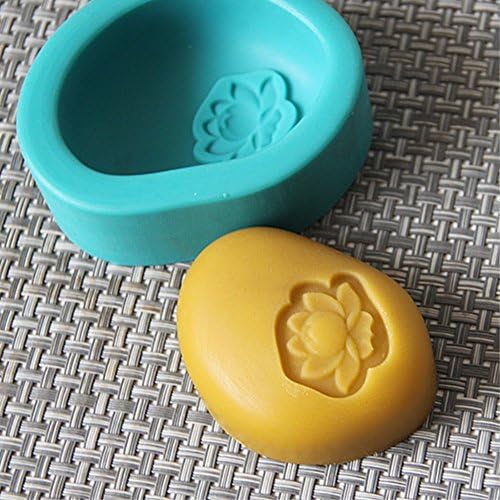 Oval Lotus silikonski sapun sa sapunom za ručno rastopit i pour sapun 2,82 oz