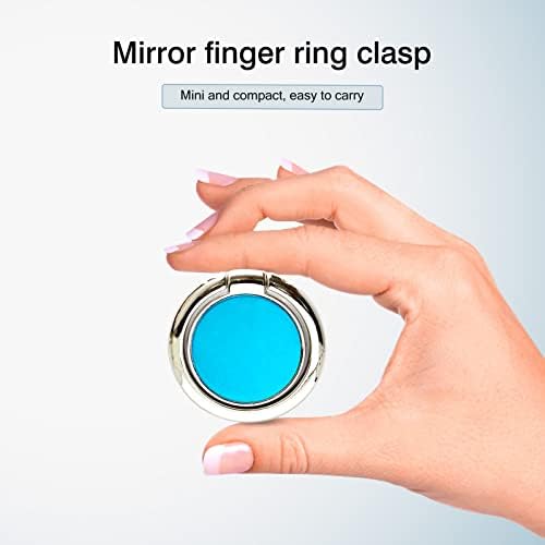 [2 Pakovanje] okrugli dizajn ogledala stalak za Držač prstena za mobilni telefon, rotacija za 360