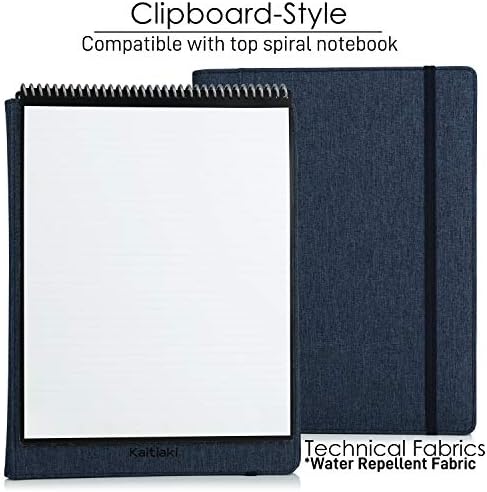 Kaitiaki Folio Cover kompatibilan sa rocketBook flip, gornjim spiralnim notepad-om, organiziranim portfeljem