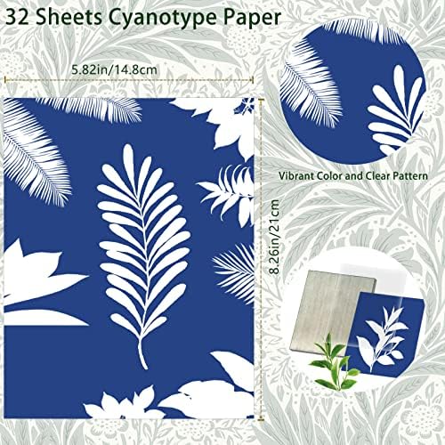 32 listova Sun Print Papir Kit A5 Papir za crtanje papira sa PVC papirom za papir Visoko osjetljivo