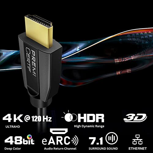 Premium HDMI kabl ultra brzina 4k HDMI do HDMI podrška za kabel dinamički HDR, Earc, Dolby atmos, kompatibilan