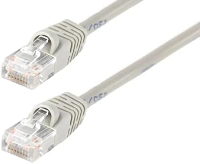 Monopricija CAT5E Ethernet patch kabel V2-14 stopa - siva | Snagless RJ45, nasukan, 350MHz,